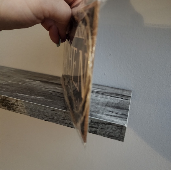 Kitchen Sign “This Is A Self Cleaning Kitchen.. Hanging Wall Art Decorative Wood - Picture 3 of 3